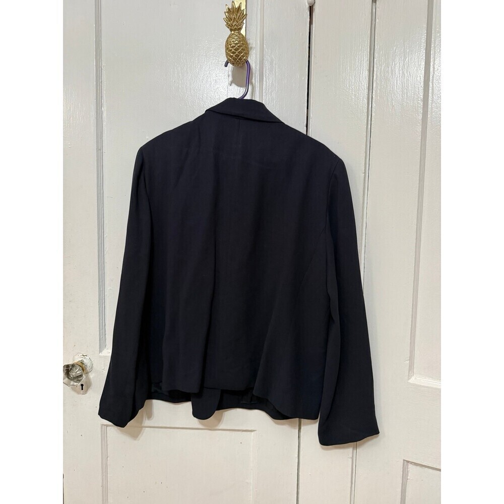 Rena Rowan essentials women’s size 18 W black blouse blazer - Picture 6 of 7